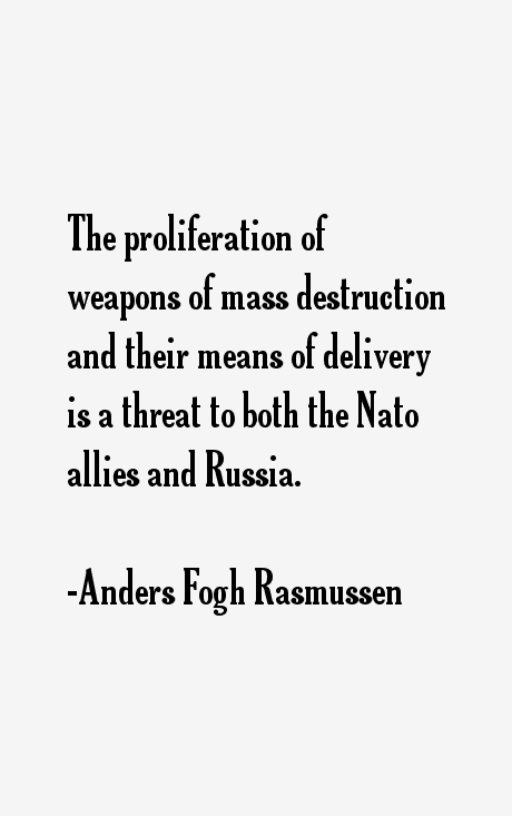 Anders Fogh Rasmussen Quotes