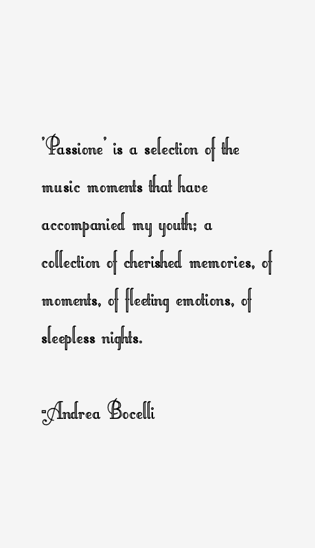 Andrea Bocelli Quotes