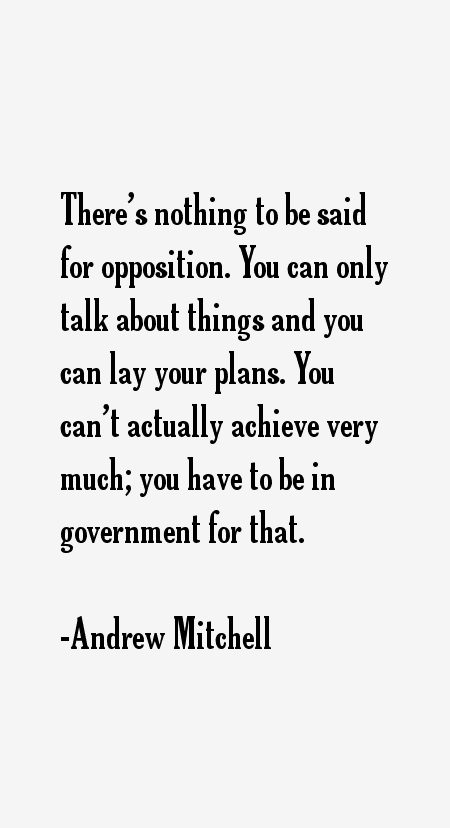 Andrew Mitchell Quotes