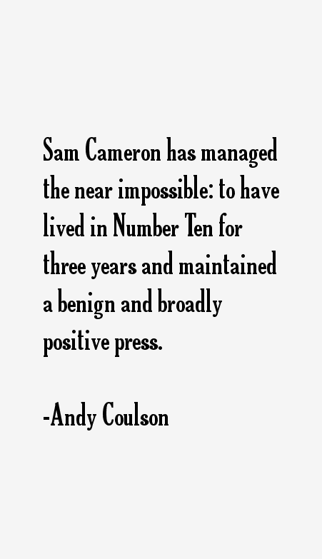 Andy Coulson Quotes