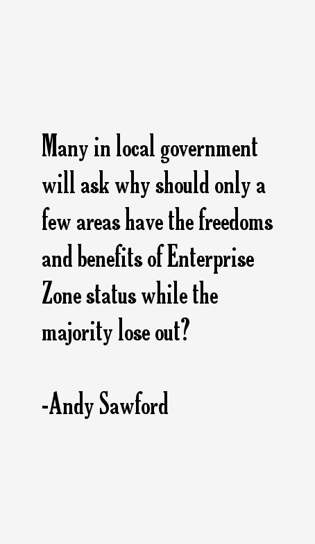 Andy Sawford Quotes