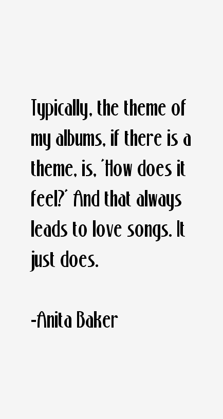 Anita Baker Quotes