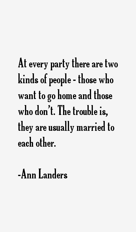 Ann Landers Quotes