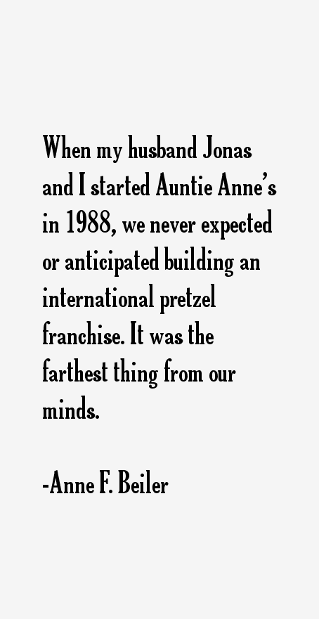 Anne F. Beiler Quotes