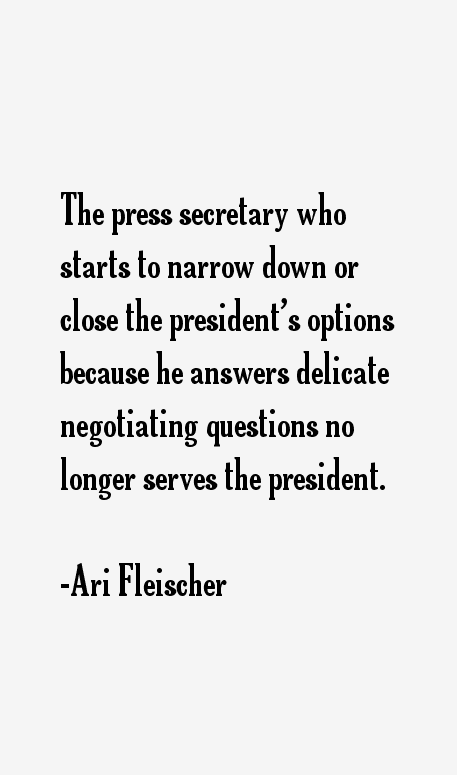 Ari Fleischer Quotes