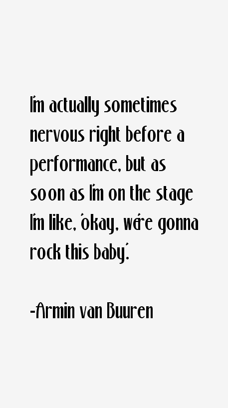 Armin van Buuren Quotes