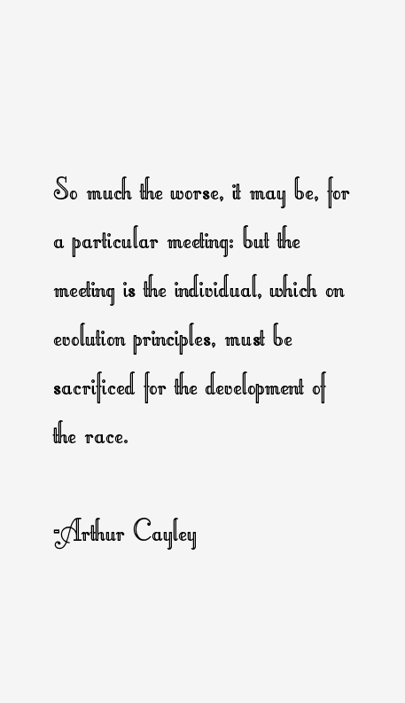 Arthur Cayley Quotes