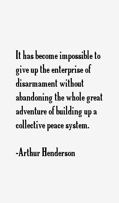 Arthur Henderson Quotes