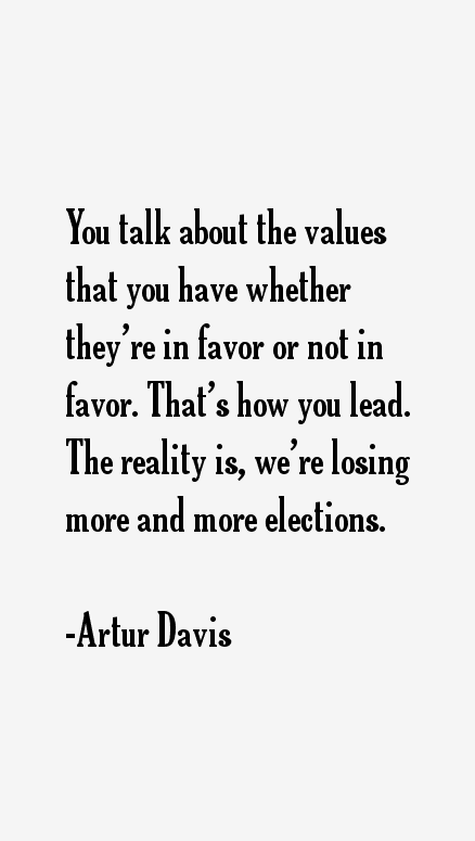 Artur Davis Quotes