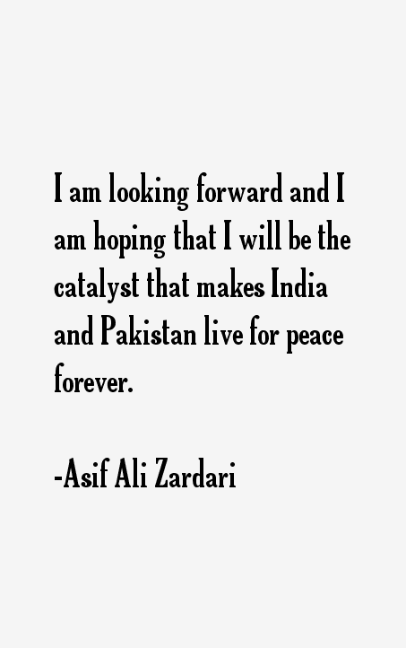 Asif Ali Zardari Quotes