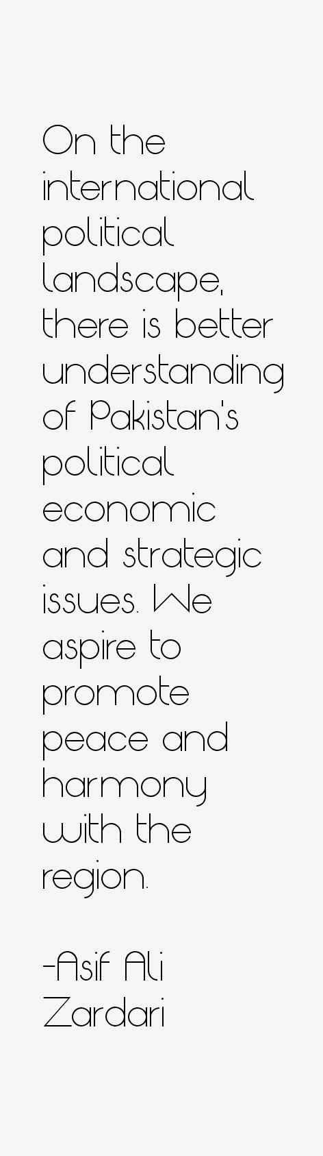 Asif Ali Zardari Quotes