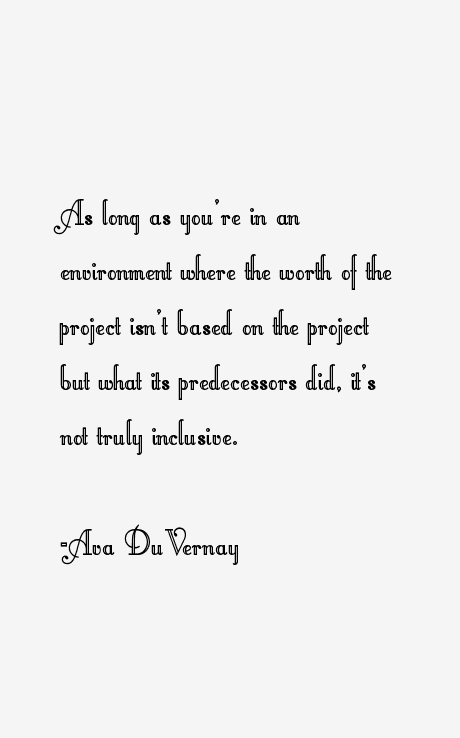 Ava DuVernay Quotes