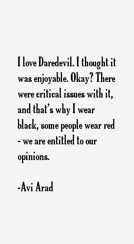 Avi Arad Quotes