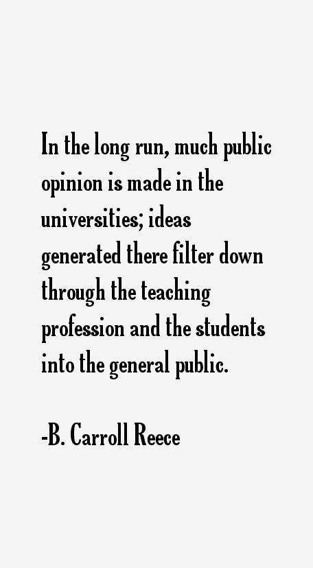B. Carroll Reece Quotes