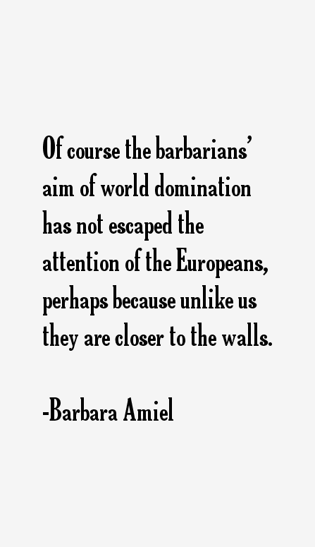 Barbara Amiel Quotes