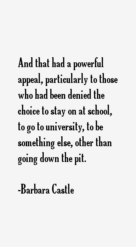 Barbara Castle Quotes