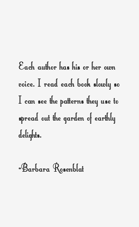 Barbara Rosenblat Quotes