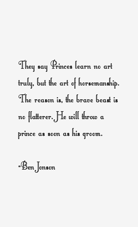 Ben Jonson Quotes