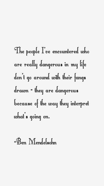 Ben Mendelsohn Quotes