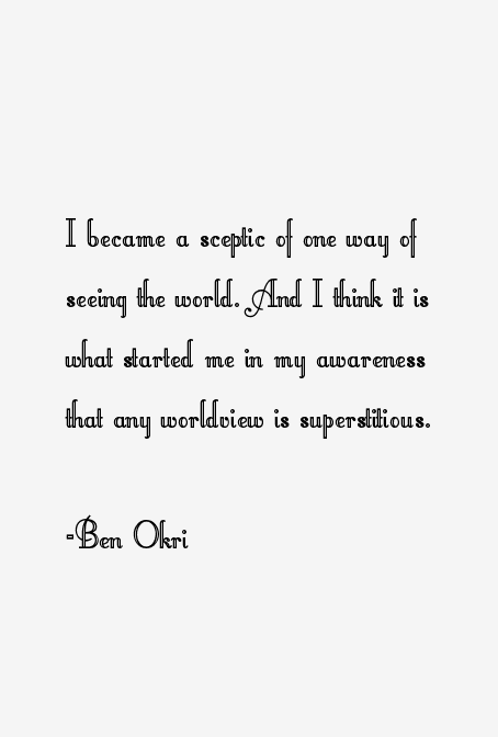 Ben Okri Quotes