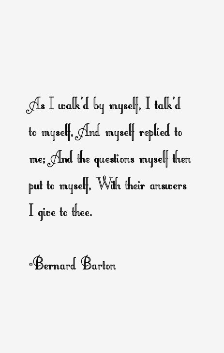 Bernard Barton Quotes