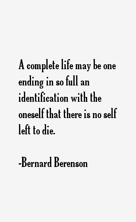 Bernard Berenson Quotes