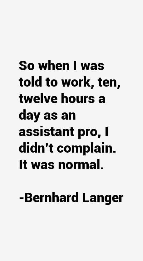Bernhard Langer Quotes