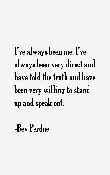 Bev Perdue Quotes