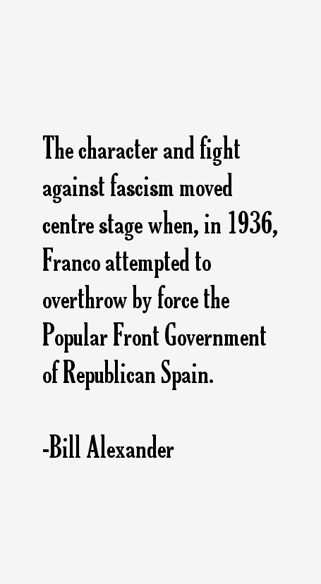 Bill Alexander Quotes