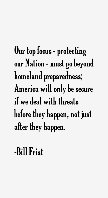 Bill Frist Quotes