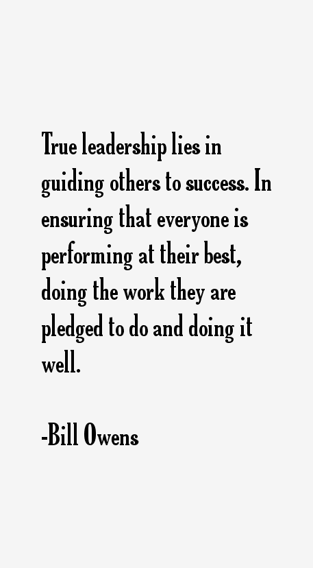 Bill Owens Quotes