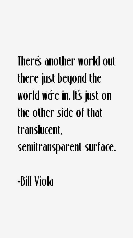 Bill Viola Quotes
