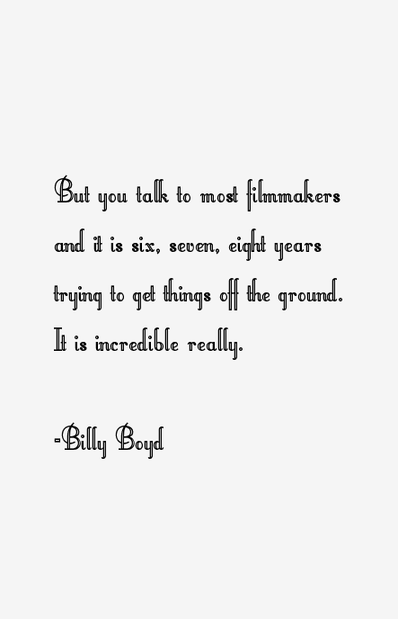 Billy Boyd Quotes