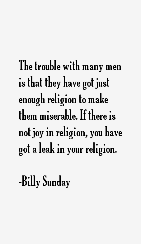 Billy Sunday Quotes