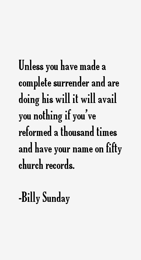 Billy Sunday Quotes