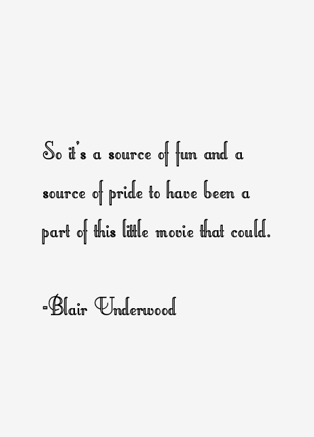 Blair Underwood Quotes