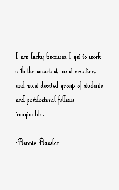 Bonnie Bassler Quotes