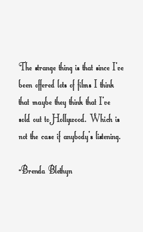 Brenda Blethyn Quotes