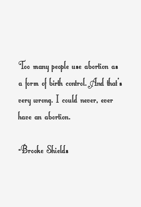 Brooke Shields Quotes