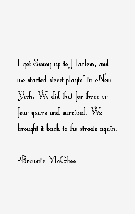 Brownie McGhee Quotes