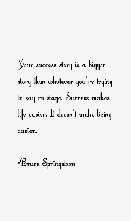 Bruce Springsteen Quotes
