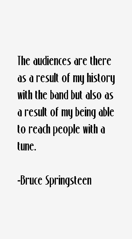 Bruce Springsteen Quotes