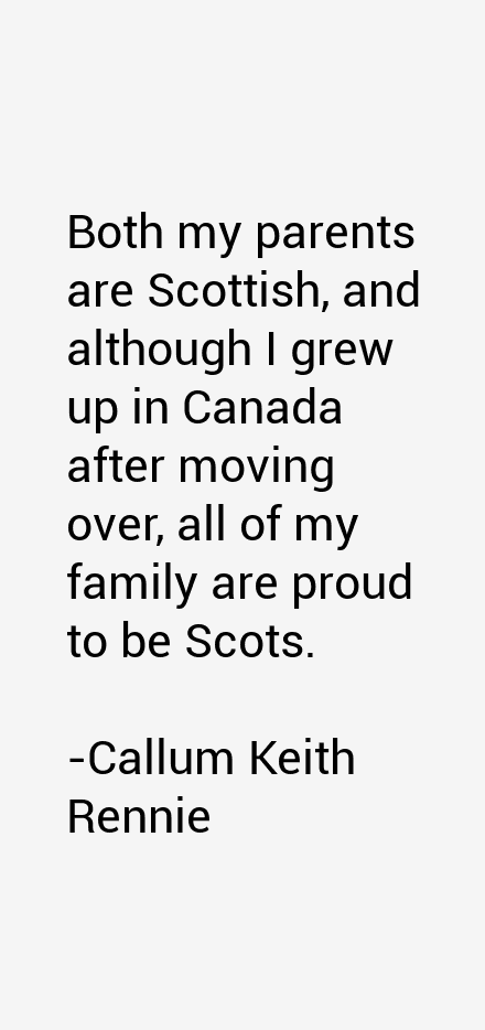 Callum Keith Rennie Quotes