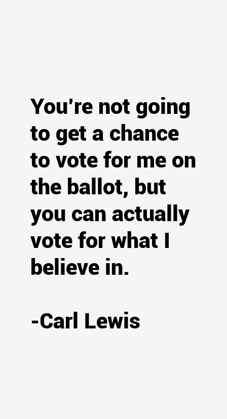 Carl Lewis Quotes