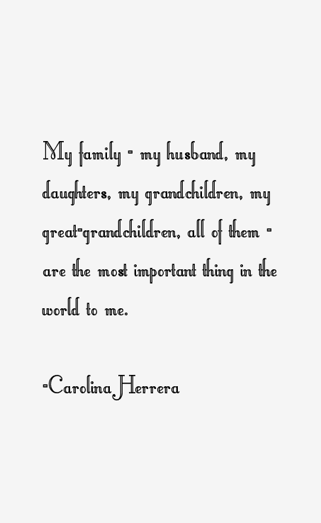Carolina Herrera Quotes