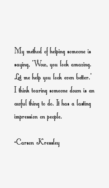 Carson Kressley Quotes