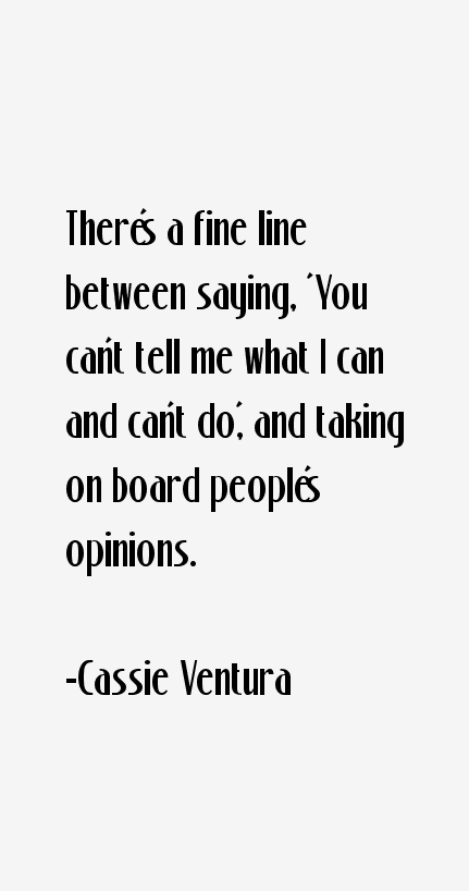 Cassie Ventura Quotes