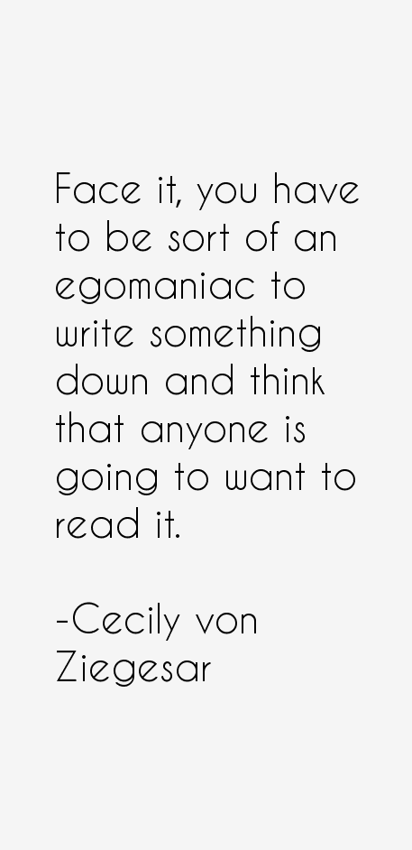 Cecily von Ziegesar Quotes