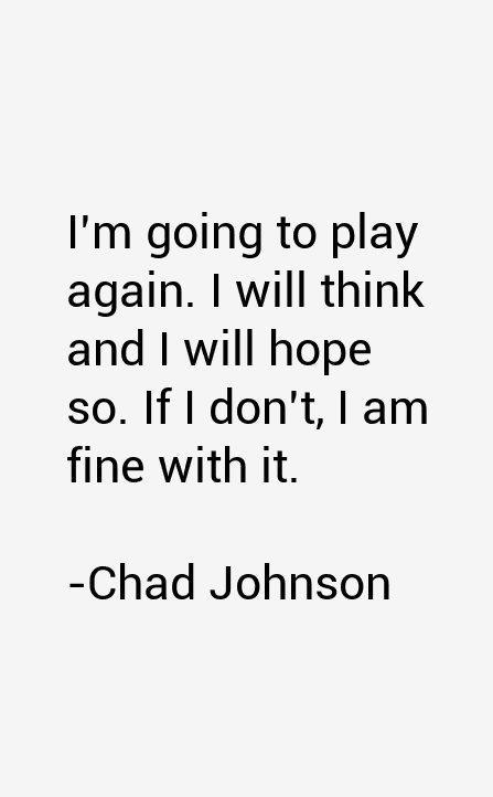 Chad Johnson Quotes