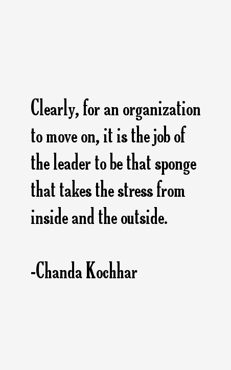 Chanda Kochhar Quotes